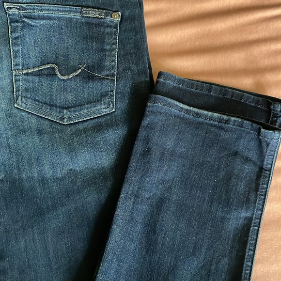 Y2K 7 for All Mankind Kimmie Straight Leg Jean Size 29 - Picture 2 of 7